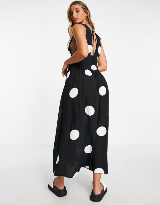 Spotty store dress asos