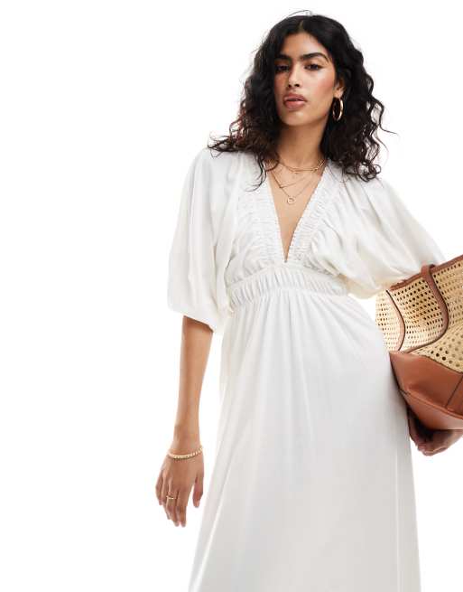Plunge tea dress deals