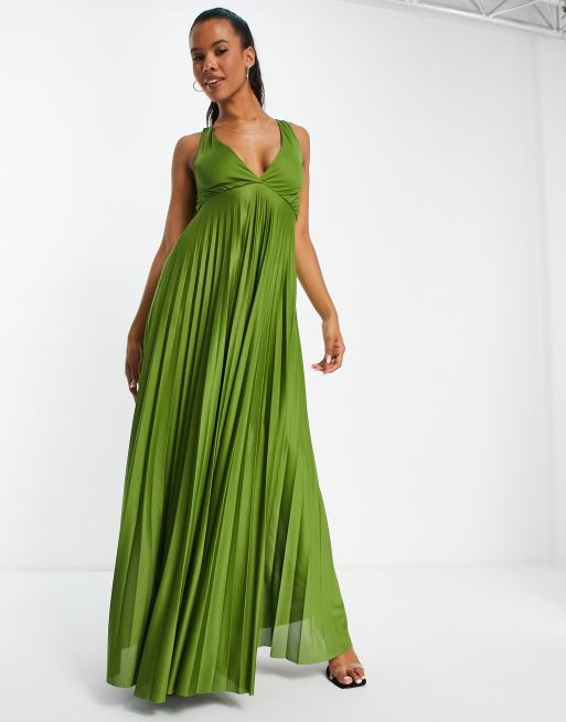 Self tie maxi outlet dress