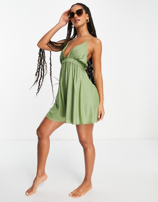 Asos green hot sale playsuit