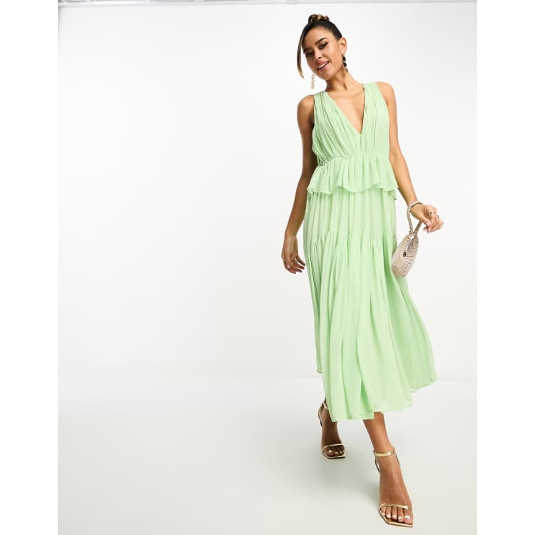 Asos mint outlet green dress