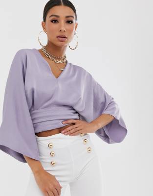 asos plunge top