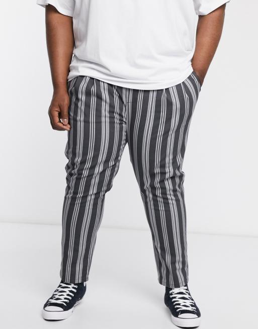 Black and white cigarette shop pants