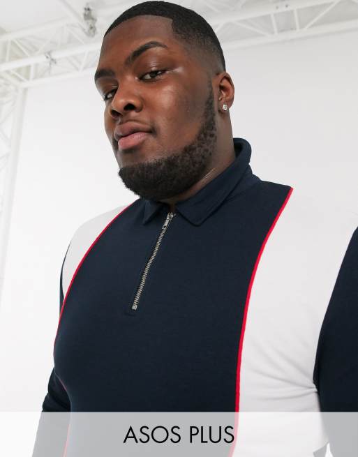 ASOS DESIGN PLUS co-ord in retro sports colour block | ASOS