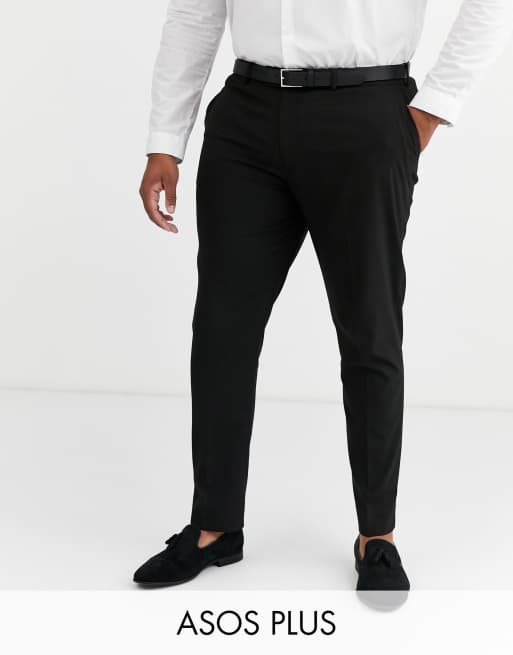 ASOS DESIGN Plus – Enger Anzug in Schwarz, 3 von 4