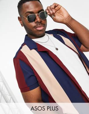 Nasscorp Nasscorp Design Plus Essential Regular Revere Retro Stripe Shirt Adidas Purechaos Astroturf Pants For Girls Shoes