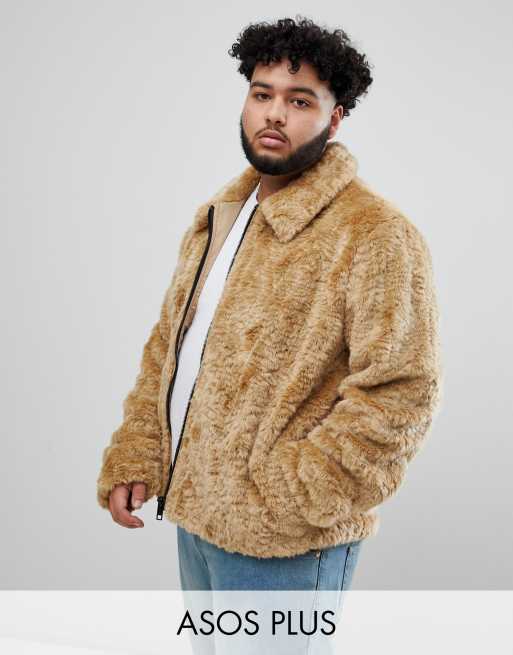 Asos mens fur outlet jacket