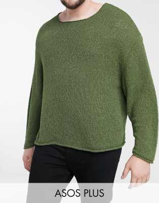 dark green oversized jumper