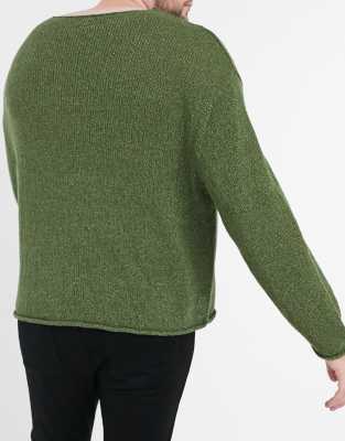 dark green oversized jumper