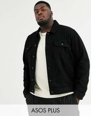 asos plus denim jacket