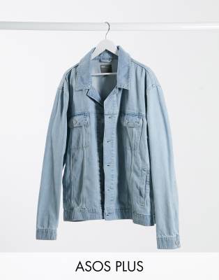 asos plus denim jacket