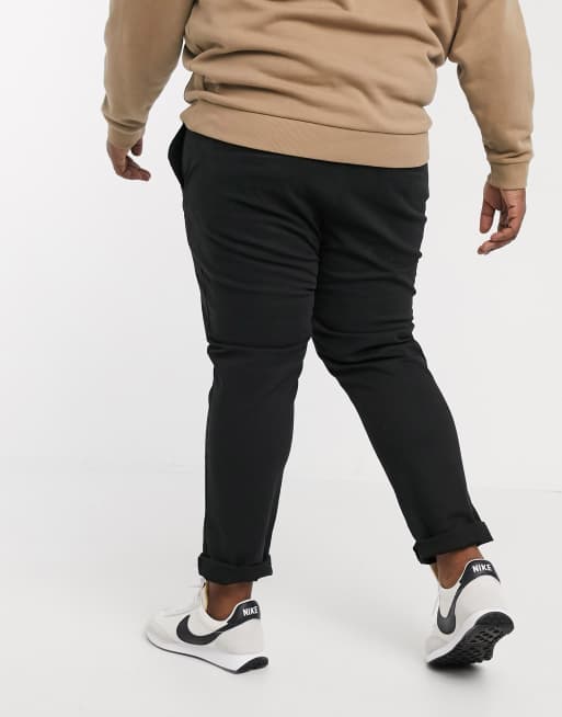 ASOS DESIGN Plus - Pantalon chino ajusté - Noir, 2 de 4