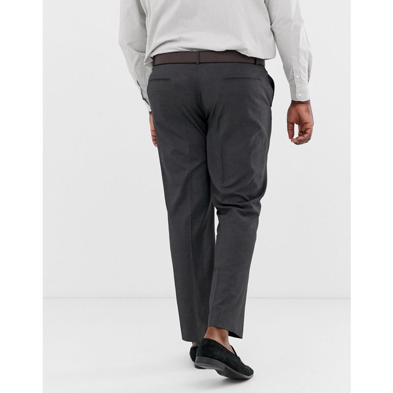 Pantaloni eleganti MUj0y DESIGN Plus - Pantaloni slim eleganti color antracite