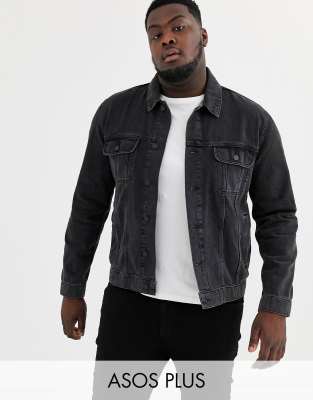 asos plus denim jacket