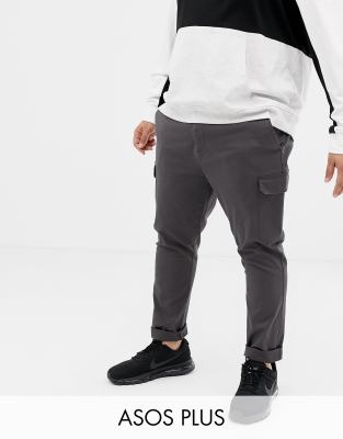 black cargo trousers asos