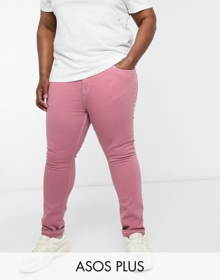 asos pink jeans