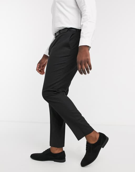 ASOS DESIGN Plus skinny smart pants in black, 4 of 4