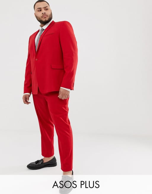 ASOS DESIGN Red Suit