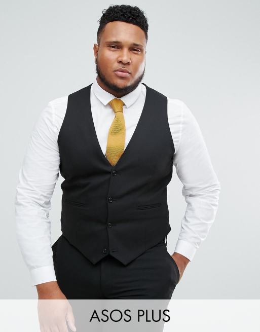  ASOS DESIGN Plus skinny suit in black, 3 of 3
