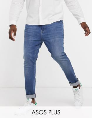 asos plus jeans