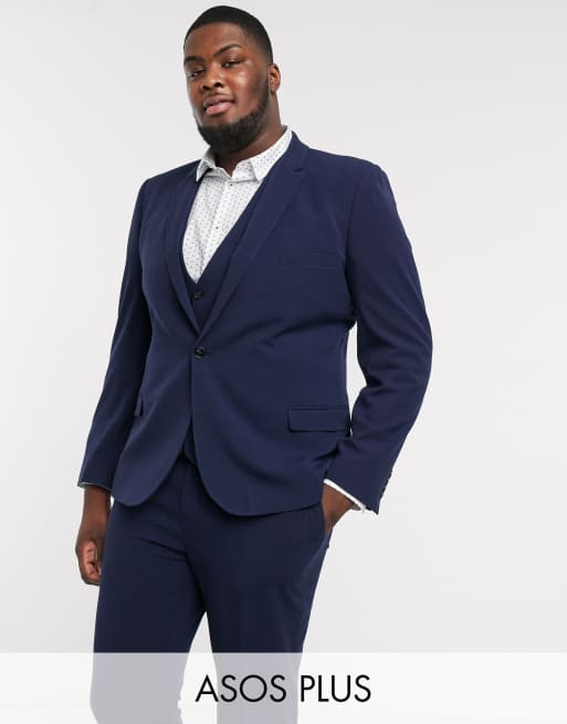 Asos on sale navy suit