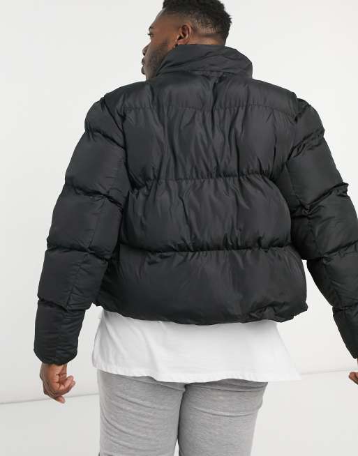 Asos design sustainable longline puffer jacket in black hot sale