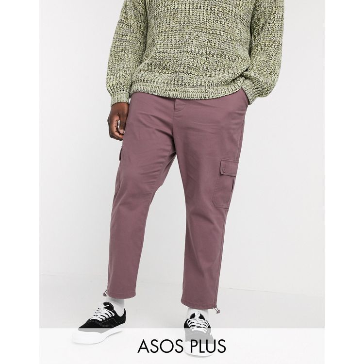 Plus Tapered Cargo Trousers