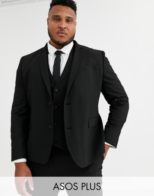 ASOS DESIGN Plus - Costume ajusté - Noir, 2 de 2