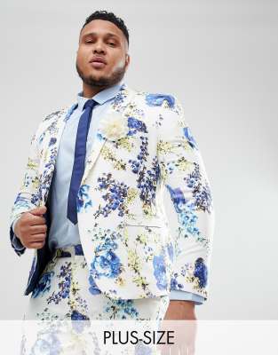 asos floral suit jacket