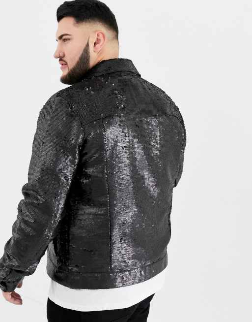 Asos mens sequin jacket sales