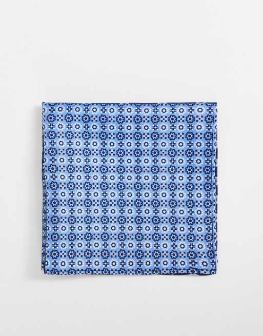 ASOS DESIGN - Pochette à 4 motifs différents - Bleu