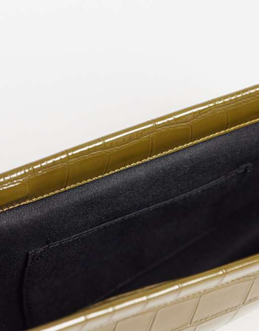 ASOS DESIGN pochette allongée vert olive, 3 de 4