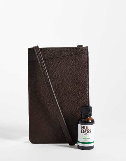 ASOS DESIGN - Pochette bandoulière en similicuir pour téléphone - Marron, 2 de 4