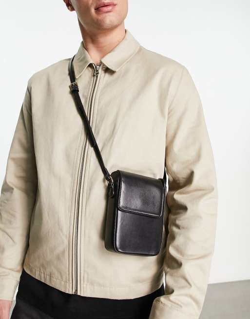 ASOS DESIGN Pochette bandouli re minimaliste en imitation cuir