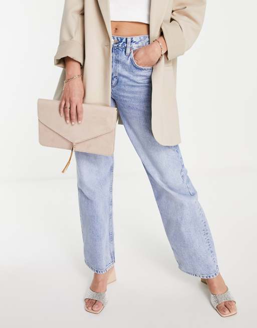 ASOS DESIGN - Pochette con nappina color crema, 2 di 4