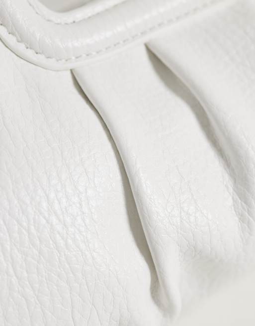 ASOS DESIGN pochette con tracolla a spalla bianca, 3 di 4