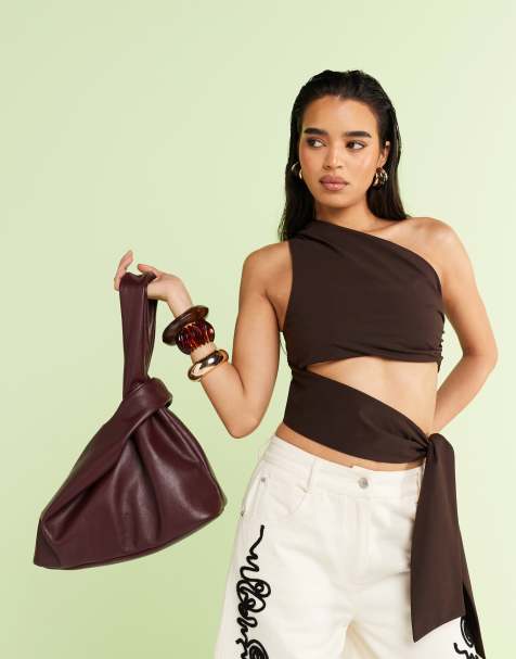 ASOS DESIGN - Pochette oversize avec boucle - Rouge cerise - view 1