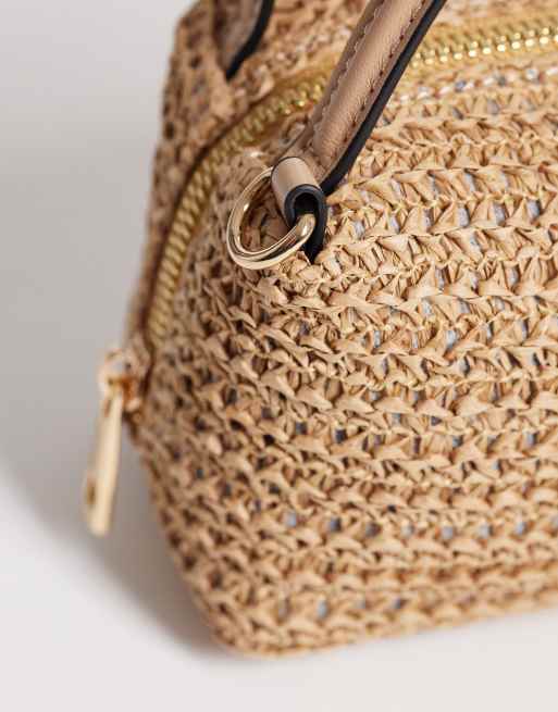 ASOS DESIGN - Pochette piccola beige con tracolla rimovibile, 3 di 4