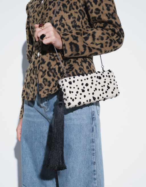 ASOS DESIGN pochette rigide imprimé dalmatien, 2 de 4