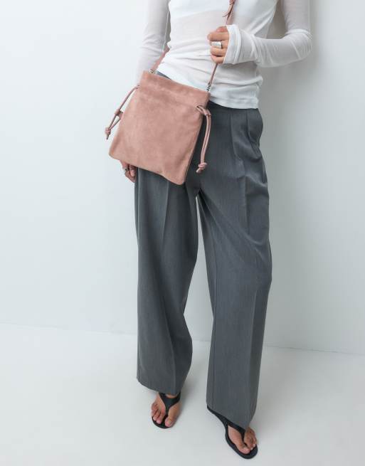 ASOS DESIGN pochette sac à main en daim rose, 3 de 5