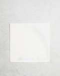 [ASOS DESIGN] ASOS DESIGN pocket square in white No Size WHITE