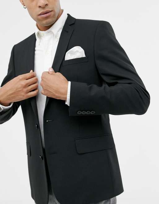 ASOS DESIGN pocket square in white, 3 of 4