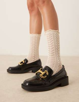 Asos Design Pointelle Ankle Socks With Frill Edge In White