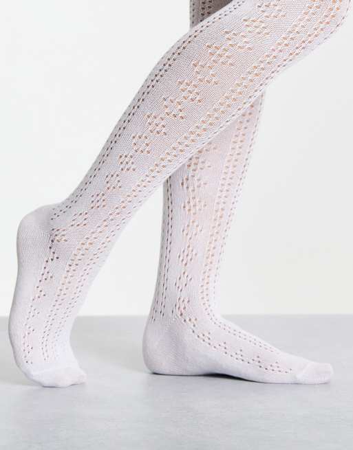 White hotsell stockings asos