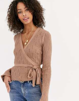 asos wrap jumper