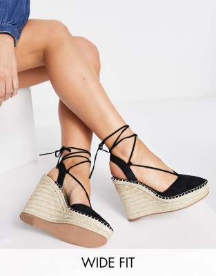 asos sandales compensées