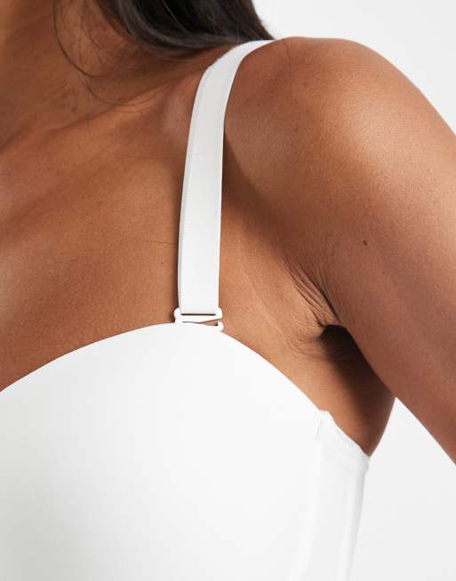 ASOS DESIGN - Poitrines généreuses - Soutien-gorge avec armatures multipositions et bonnets moulés - Blanc, 2 de 4