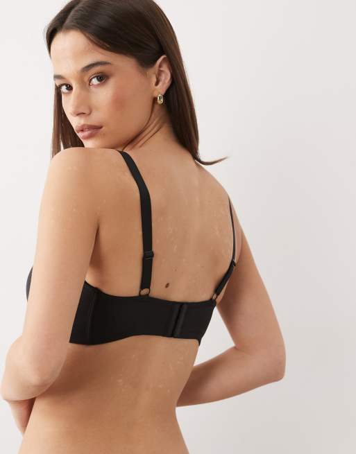 ASOS DESIGN - Poitrines généreuses - Soutien-gorge invisible à bonnets moulés - Noir, 2 de 4