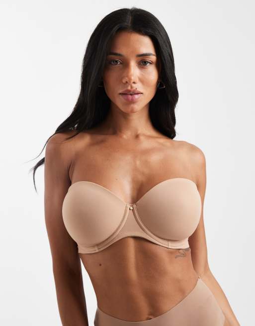 ASOS DESIGN - Poitrines généreuses - Soutien-gorge multipositions avec armatures et bonnets moulés - Beige, 4 de 4