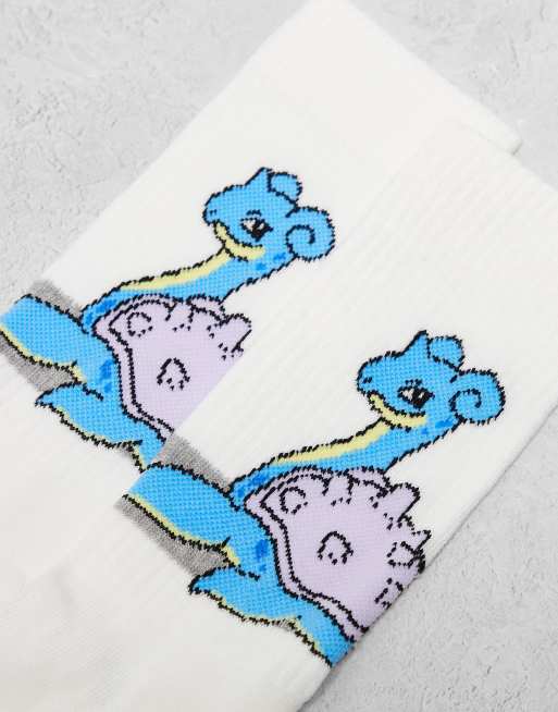 ASOS DESIGN Pokémon Lapras socks in white | ASOS